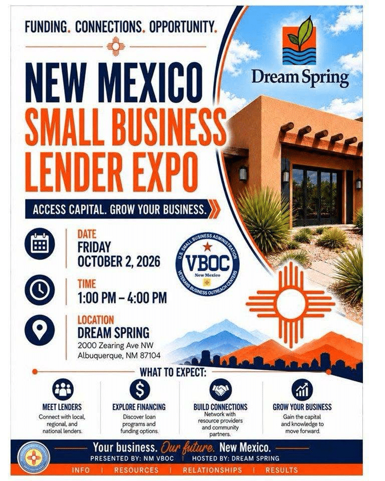 New Mexico Small Business Lender Expo Oct 2026